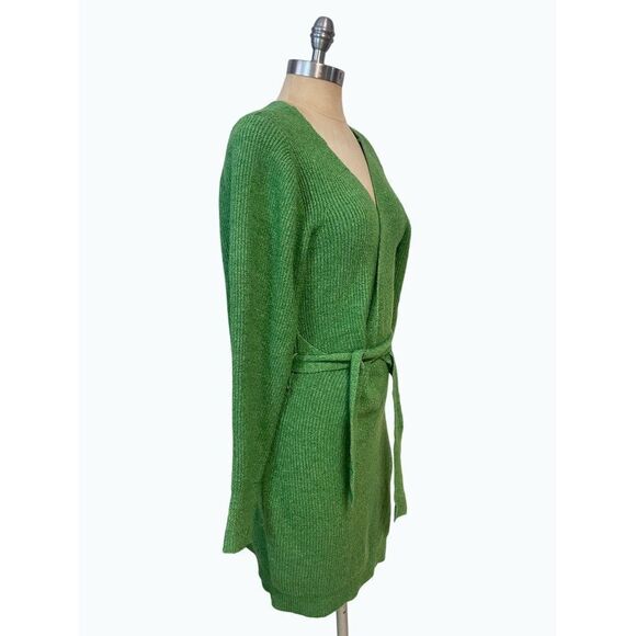 FREE PEOPLE Sienna Green Wrap Dress Small NWT - Picture 4 of 6